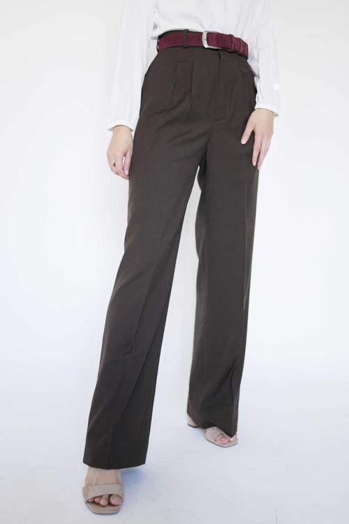 Straight cut trousers with stripes 3