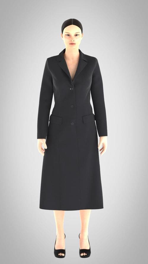 Fitted coat 1